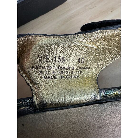 Alegria Vie 155 Vienna Shine On Metallic Mermaid Sandals EU 40 US 9.5 - 10 - Picture 7 of 11